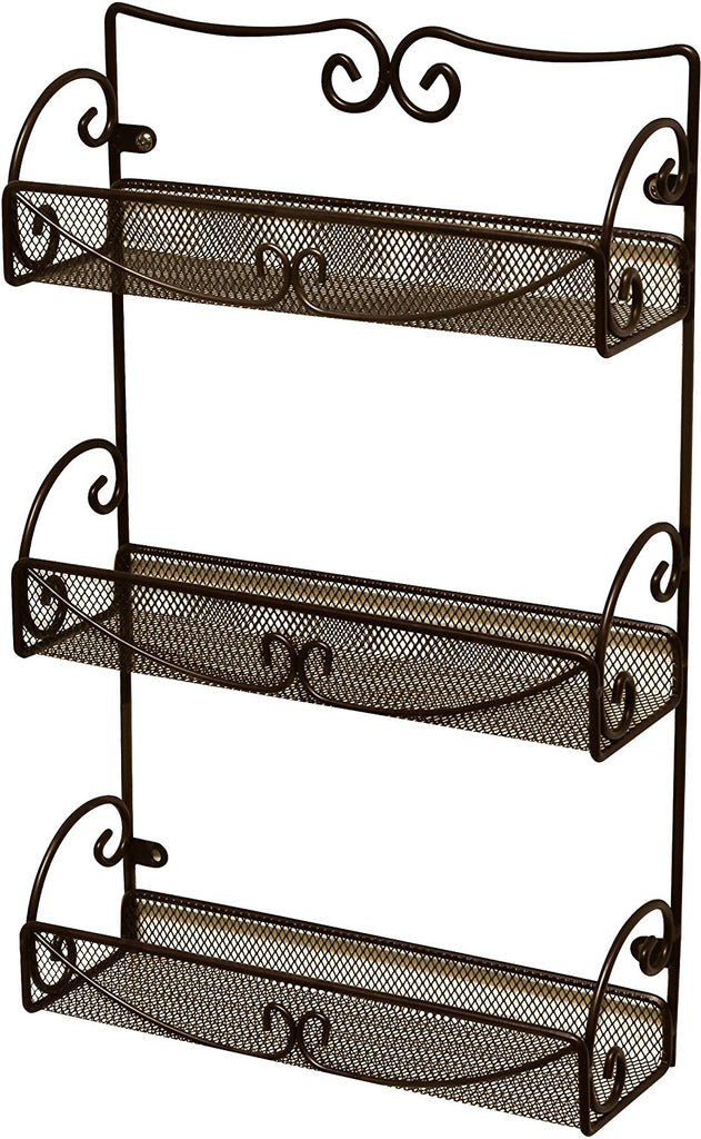 3 tier wall discount mounted storage rack